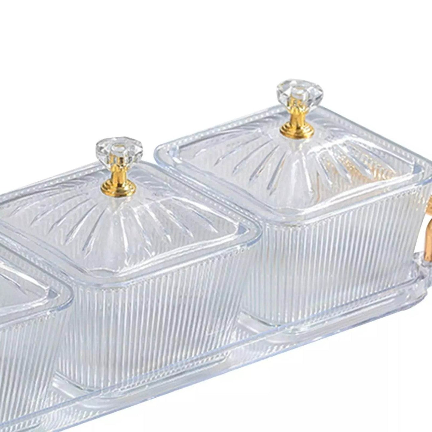 Multifunctional Snacks Dish Tray (3 Bowls) - DMC Wholesale