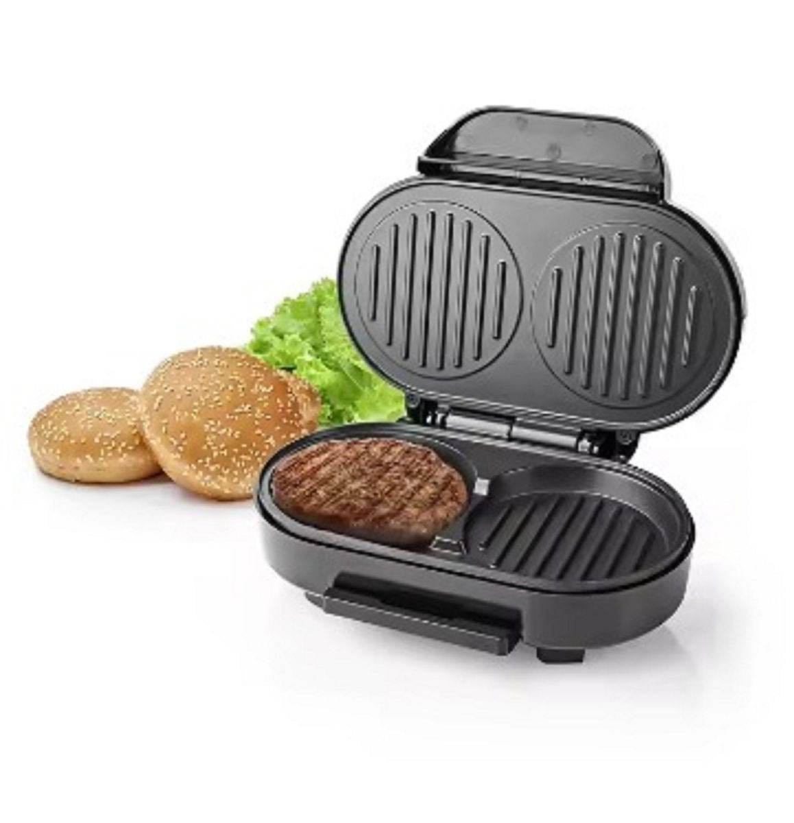 Electric Multi-function Mini Frying Pan 2 Slice Grill Hamburger Maker - DMC Wholesale