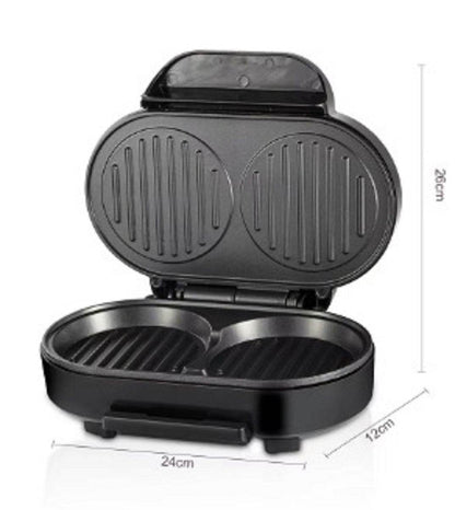 Electric Multi-function Mini Frying Pan 2 Slice Grill Hamburger Maker - DMC Wholesale