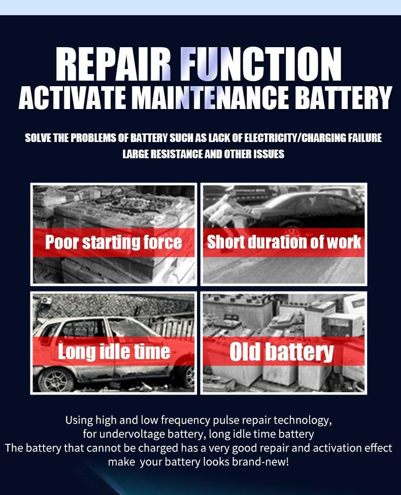 Smart Pulse Car Battery Charger - DMC Wholesale