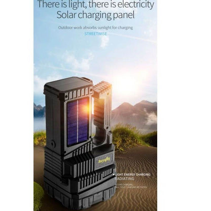 Solar Powered Rechargeable Floodlight - DMC Wholesale