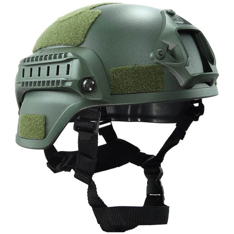 Universal Tactical Helmet with Side Rail - Alt View
