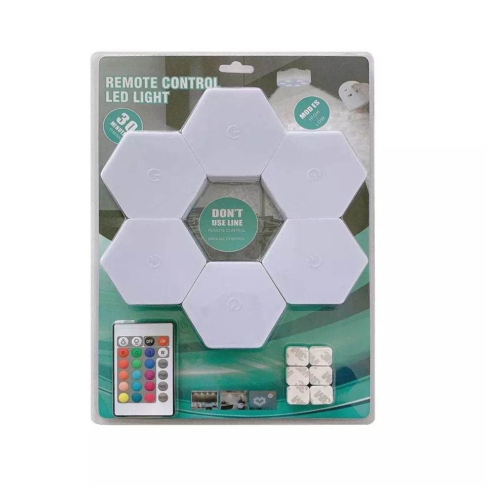 LED Tap Lights With Remote (Battery Operated)(6pcs) - DMC Wholesale