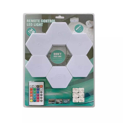 LED Tap Lights With Remote (Battery Operated)(6pcs) - DMC Wholesale