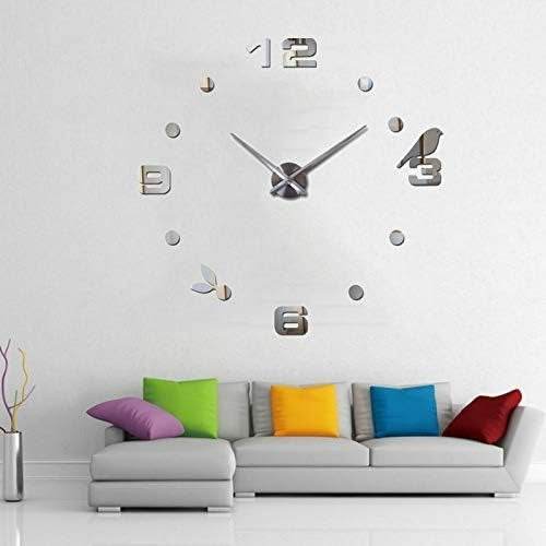 DIY Modern Bird 3D Wall Clock (Silver)(80-90cm) - DMC Wholesale