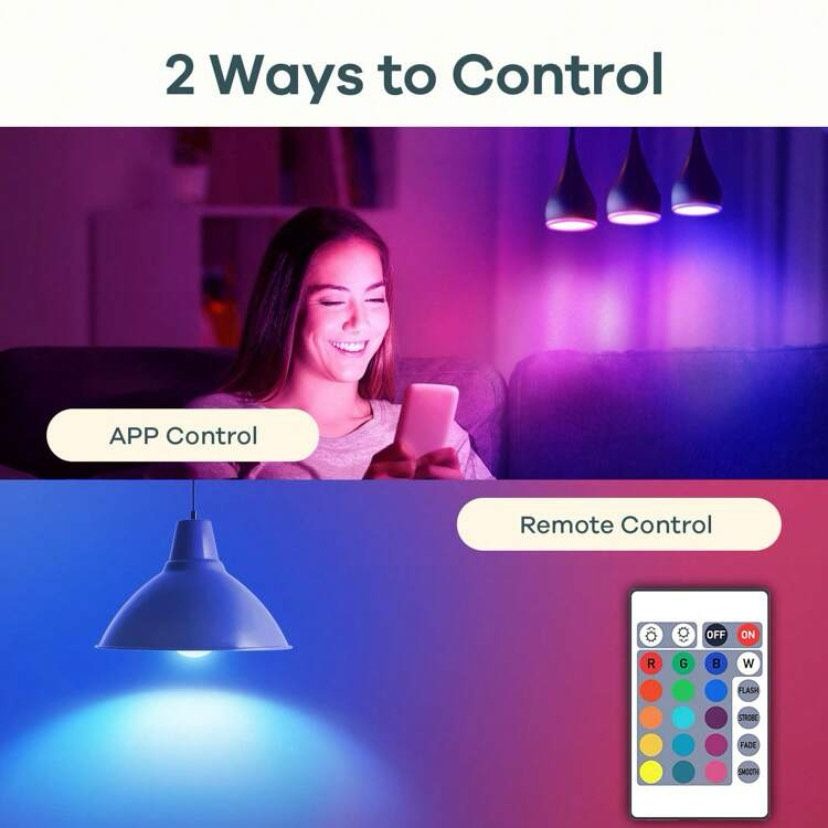 Smart LED Color Changing Light Bulbs with APP Control/Remote