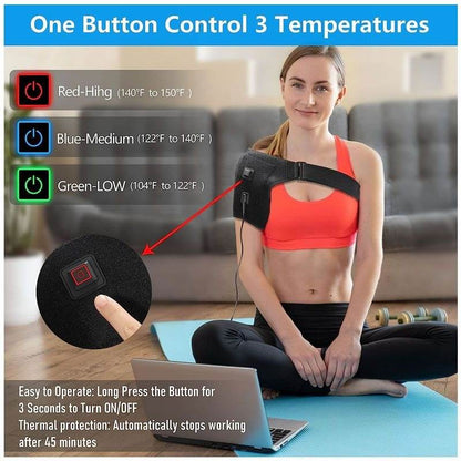 Heated Shoulder Brace Wrap - DMC Wholesale