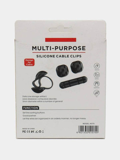 Multi-Purpose Silicone Cable Clips Set - DMC Wholesale