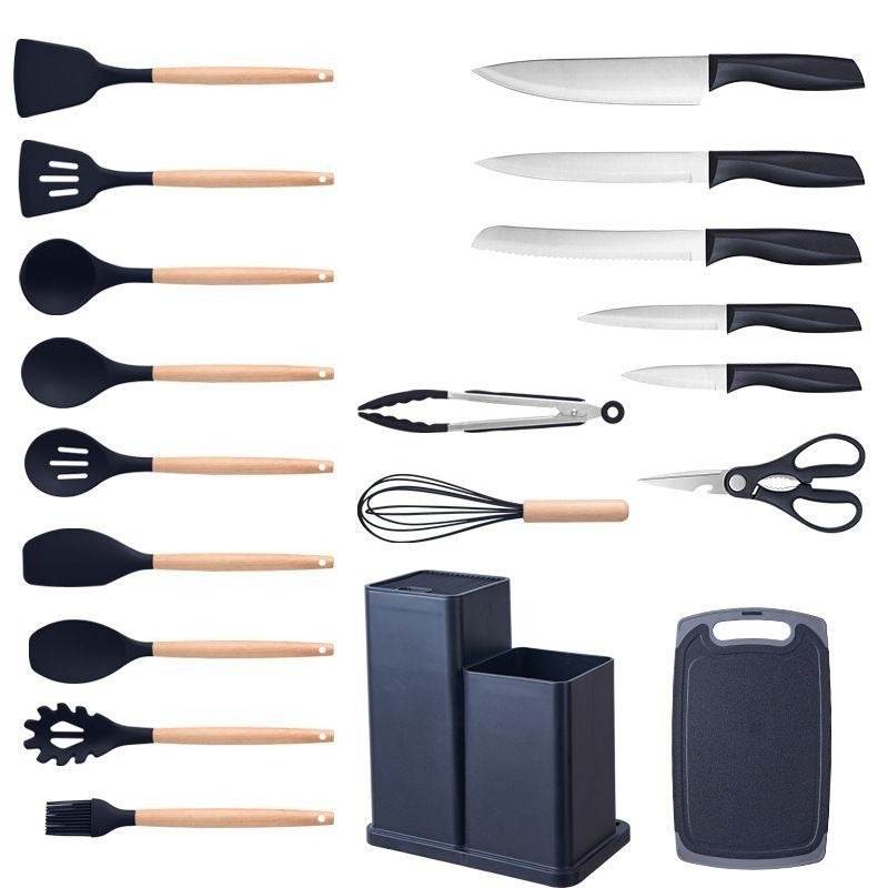 Non-Stick Silicone Kitchen Utensil Set (Small utensils) - DMC Wholesale