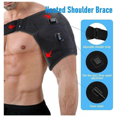 Heated Shoulder Brace Wrap - Alt View