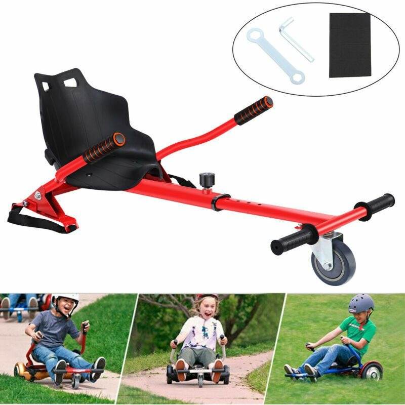 Adjustable Go Kart Cart HoverKart Stand Seat for Hoverboards - DMC Wholesale