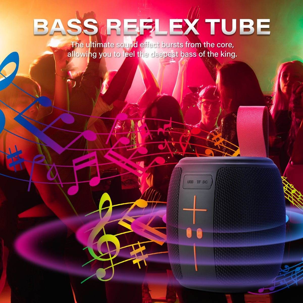 Portable Bluetooth Wireless Diaphragm Speaker - DMC Wholesale