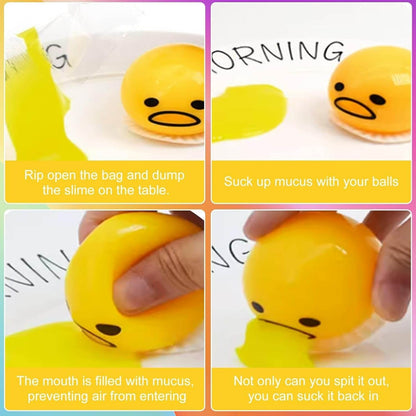 Egg Yolk Pressure Ball Squeeze Toy (Each) - DMC Wholesale