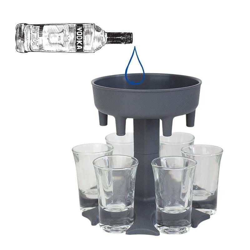 Liquor Shot Dispenser (8pcs)(Grey) - DMC Wholesale