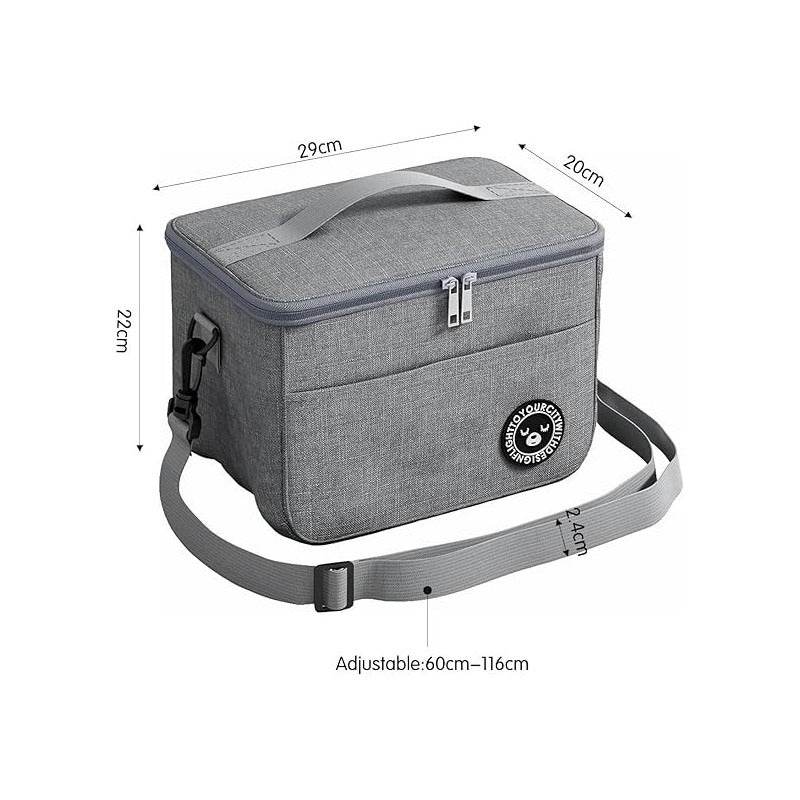 Thermal lunch bag (29x20x21cm) - DMC Wholesale