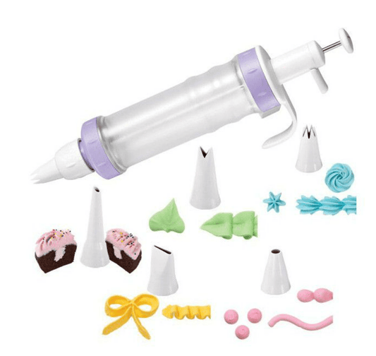Dessert Decorator Plus Tool with 5 Decorating Tips - DMC Wholesale