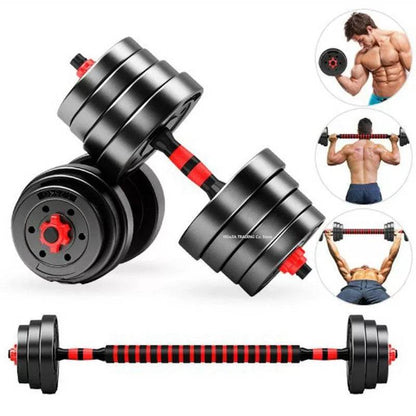 Home Gym Adjustable Dumbbell/Barbell Set (40kg) - DMC Wholesale