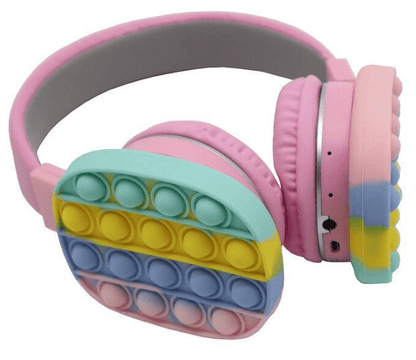 Bluetooth Pop It Headphones (Pink) - DMC Wholesale