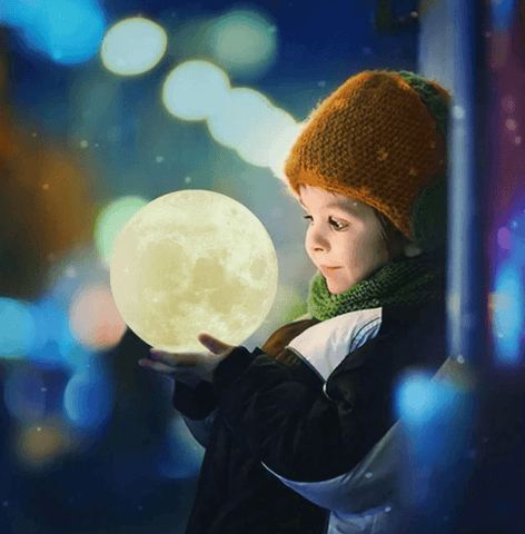 Magical Moon Night Light - Alt View