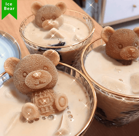 3D Bear Silicone Ice Mold (Each) - Alt View