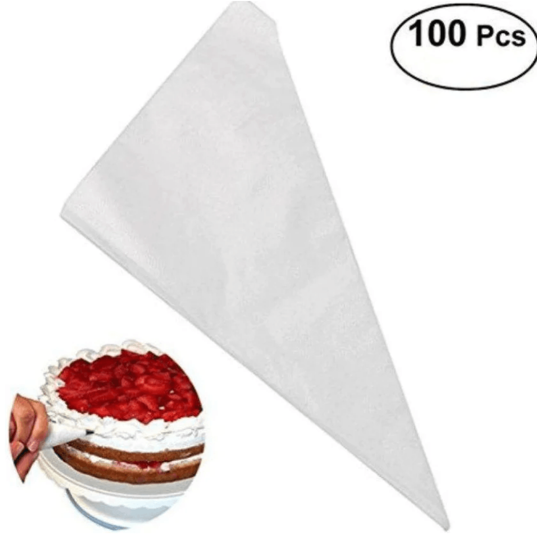 Piping Bags (100 pcs)(Large) - DMC Wholesale