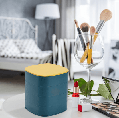 Jewellery Box with Mirror (4 Tier) - DMC Wholesale