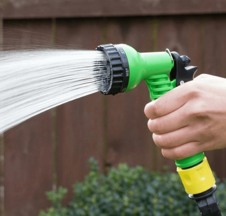 Flat Hose with Spray Gun Nozzle (15m) - DMC Wholesale