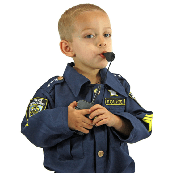 Police Men Costume For Children - DMC Wholesale