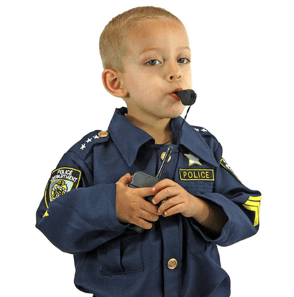 Police Men Costume For Children - DMC Wholesale