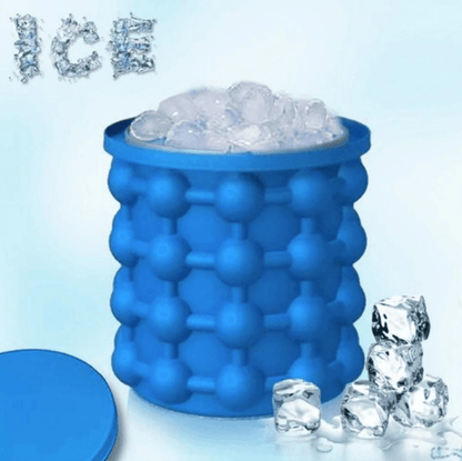 2in1 Magic Silicone Ice Cube Bucket Genie - DMC Wholesale