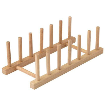 Wooden Dish Rack (6 Slots) - DMC Wholesale