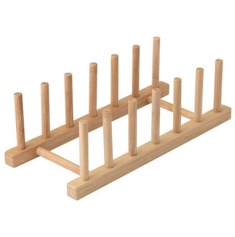 Wooden Dish Rack (6 Slots) - Alt View