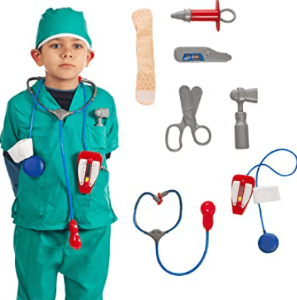Surgeon Costume For Children - Alt View