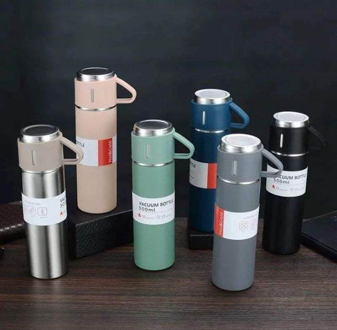 Vacuum Flask set (Pink) - DMC Wholesale