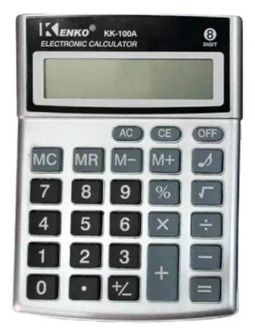 8 Digit Desktop Calculator - Alt View