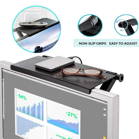 Adjustable Screen Top Shelf - Alt View