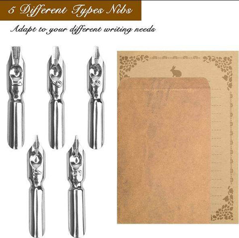 Quill Pen And Ink Set - Alt View