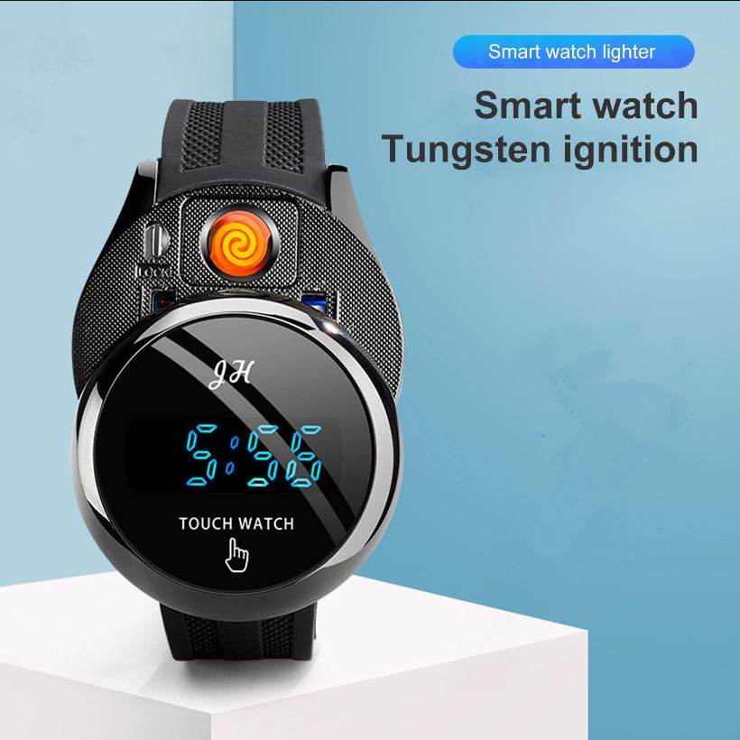 Multifunctional Smartwatch With Lighter - DMC Wholesale