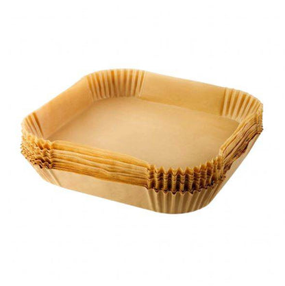 Square Disposable Air Fryer Parchments (100 pcs) - DMC Wholesale