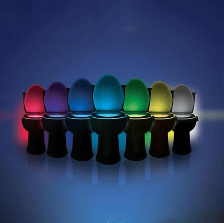 Multicoloured Motion Censored Toilet Light (8 Colour) - DMC Wholesale