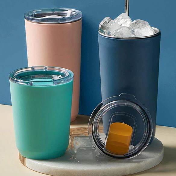 Stainless Steel Travel Coffee Cup (560ml) - DMC Wholesale