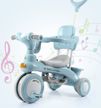 Tricycle Stroller With Lights And Music For Children - DMC Wholesale