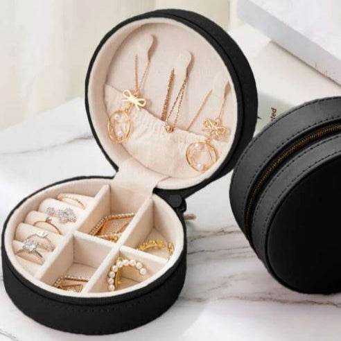 Round Jewellery Storage Box - DMC Wholesale