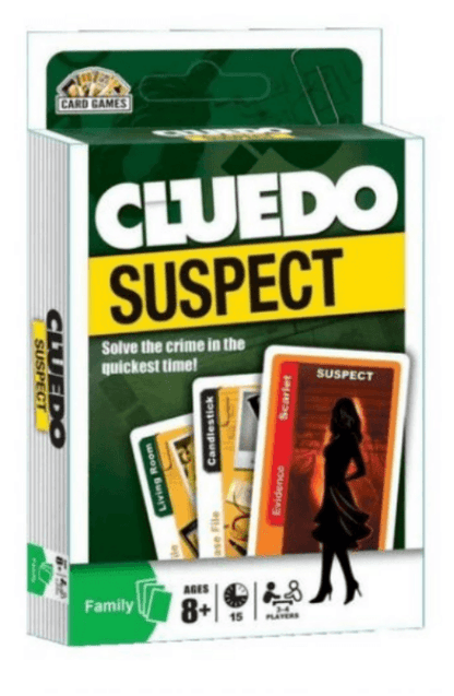 Cluedo Suspect Card Game - DMC Wholesale