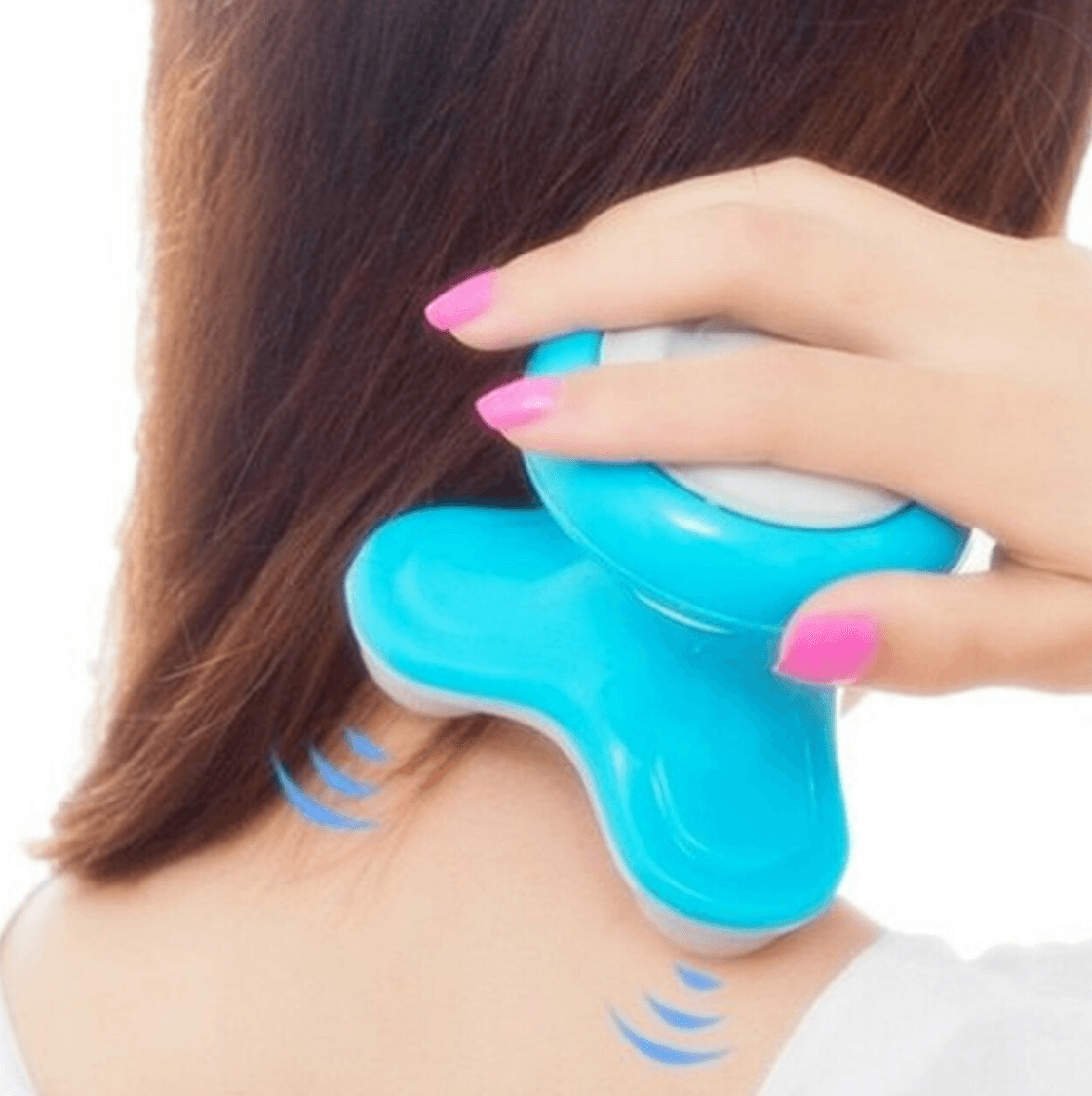 Rechargeable Mini Handheld Wave Vibrating Massager - DMC Wholesale