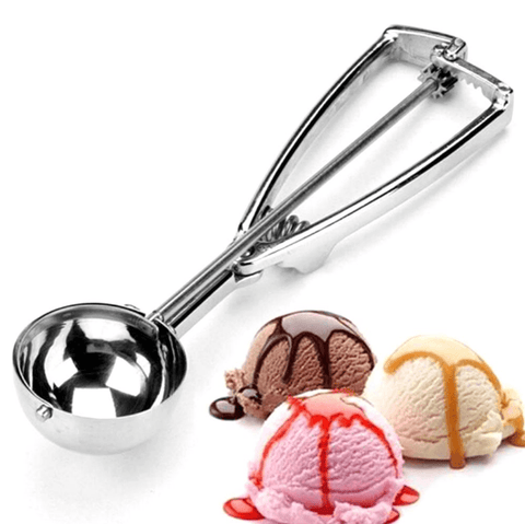 Stainless Steel Ice Cream Scoop - Alt View