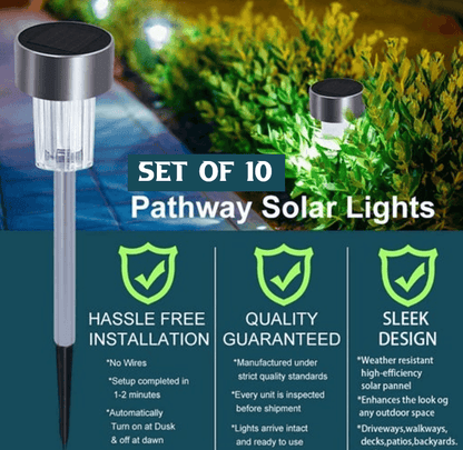 LED Solar Lamp (10 pcs) - DMC Wholesale
