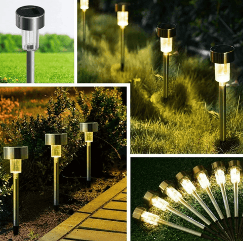 LED Solar Lamp (10 pcs) - Alt View
