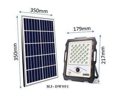 Solar Security Lights With WIFI Camera (100W) - DMC Wholesale