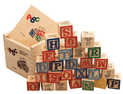 Educational Wooden ABC Blocks (27 pcs) - DMC Wholesale